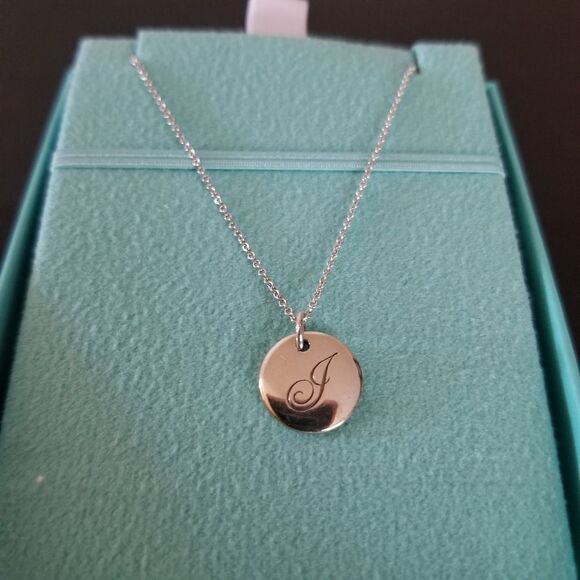 Tiffany & Co. Initial Letter 'J' Necklace - Picture 2 of 5
